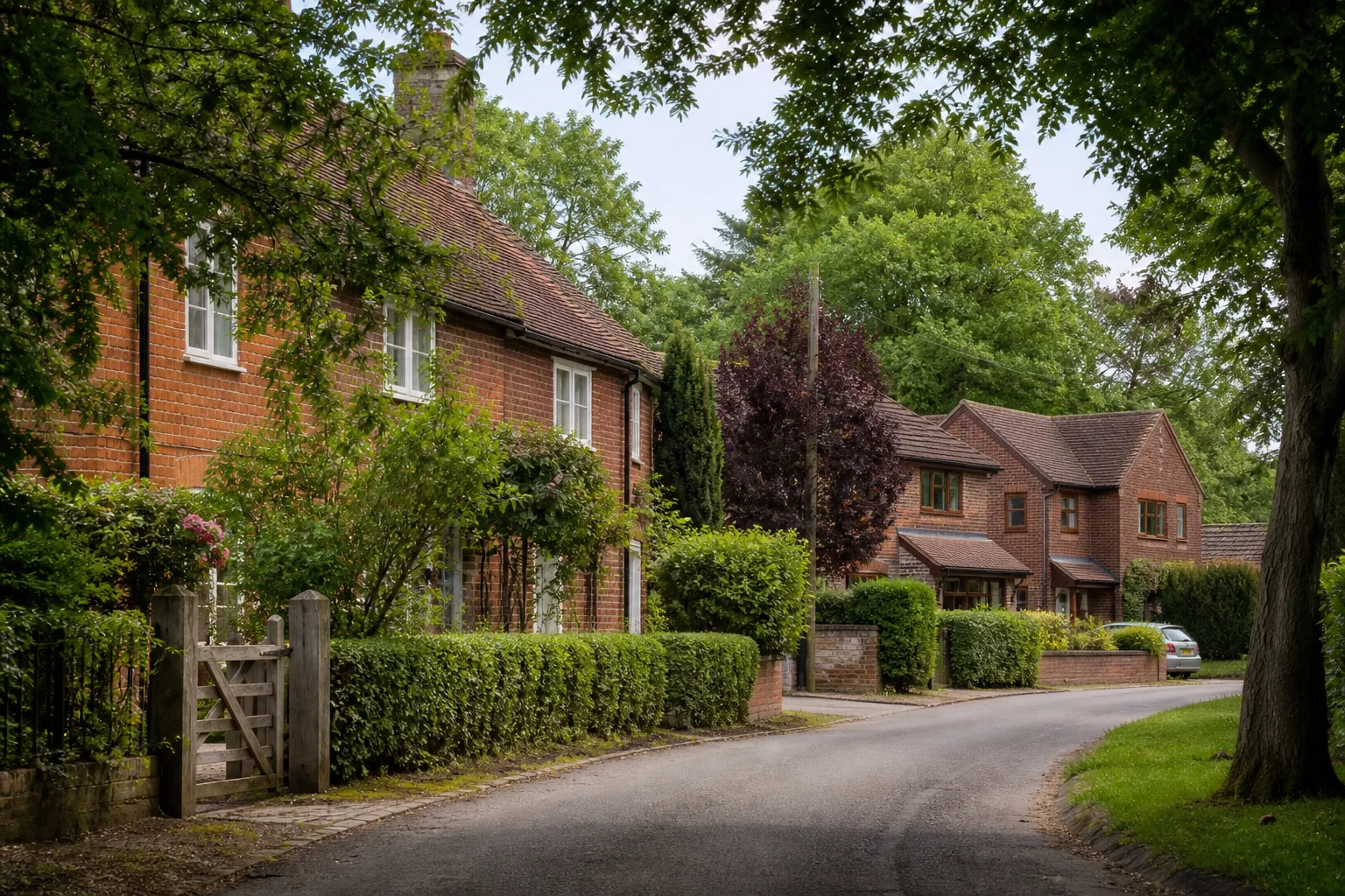 Leafy Leicestershire village homes and gardens